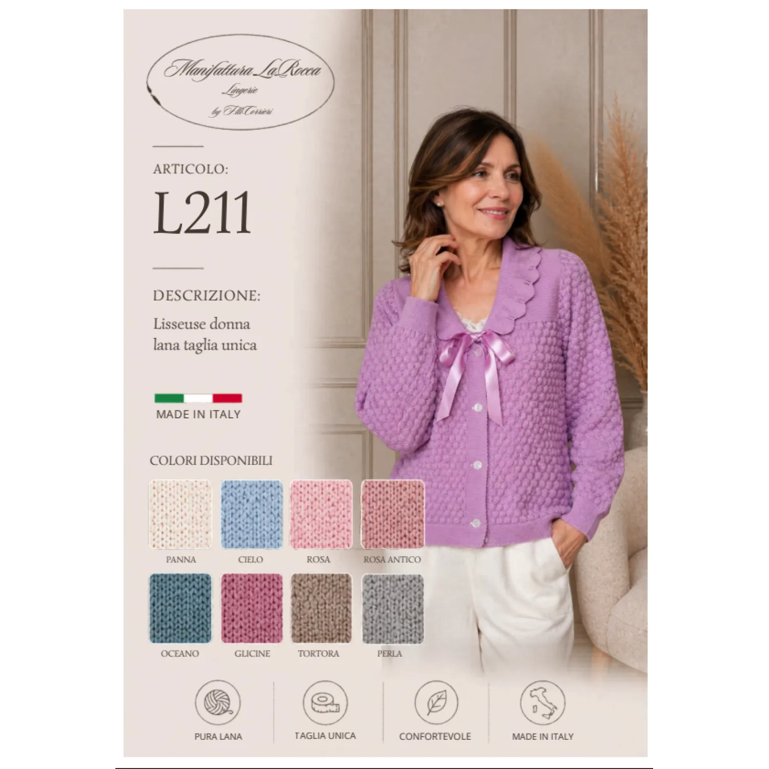 Lisseuse in lana