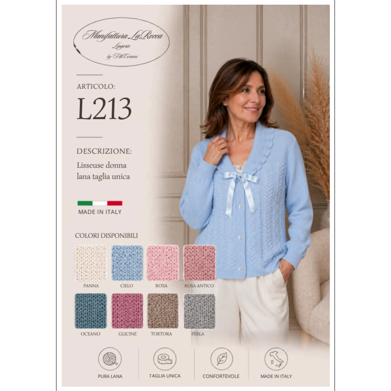 Lisseuse in lana