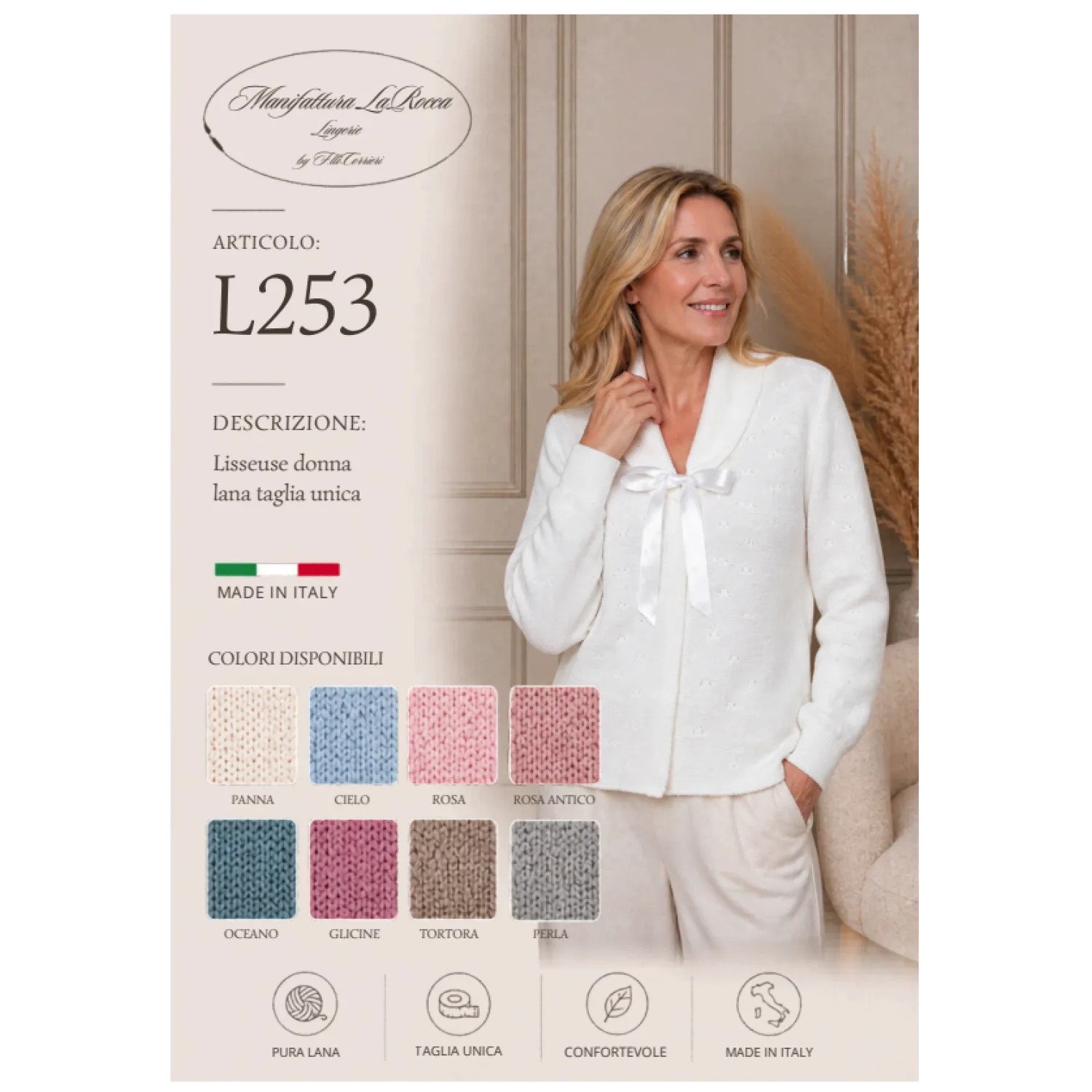 Lisseuse in lana