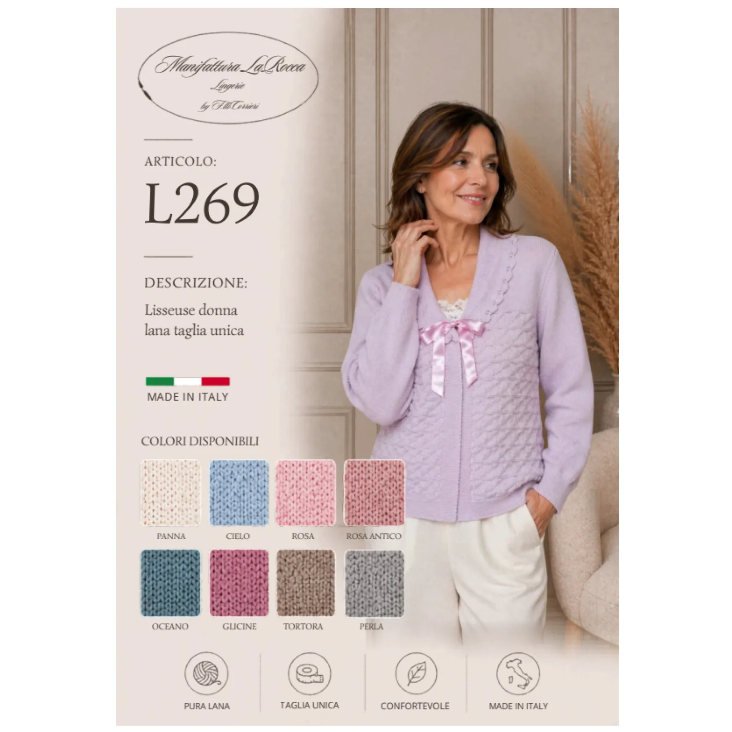 Lisseuse in lana