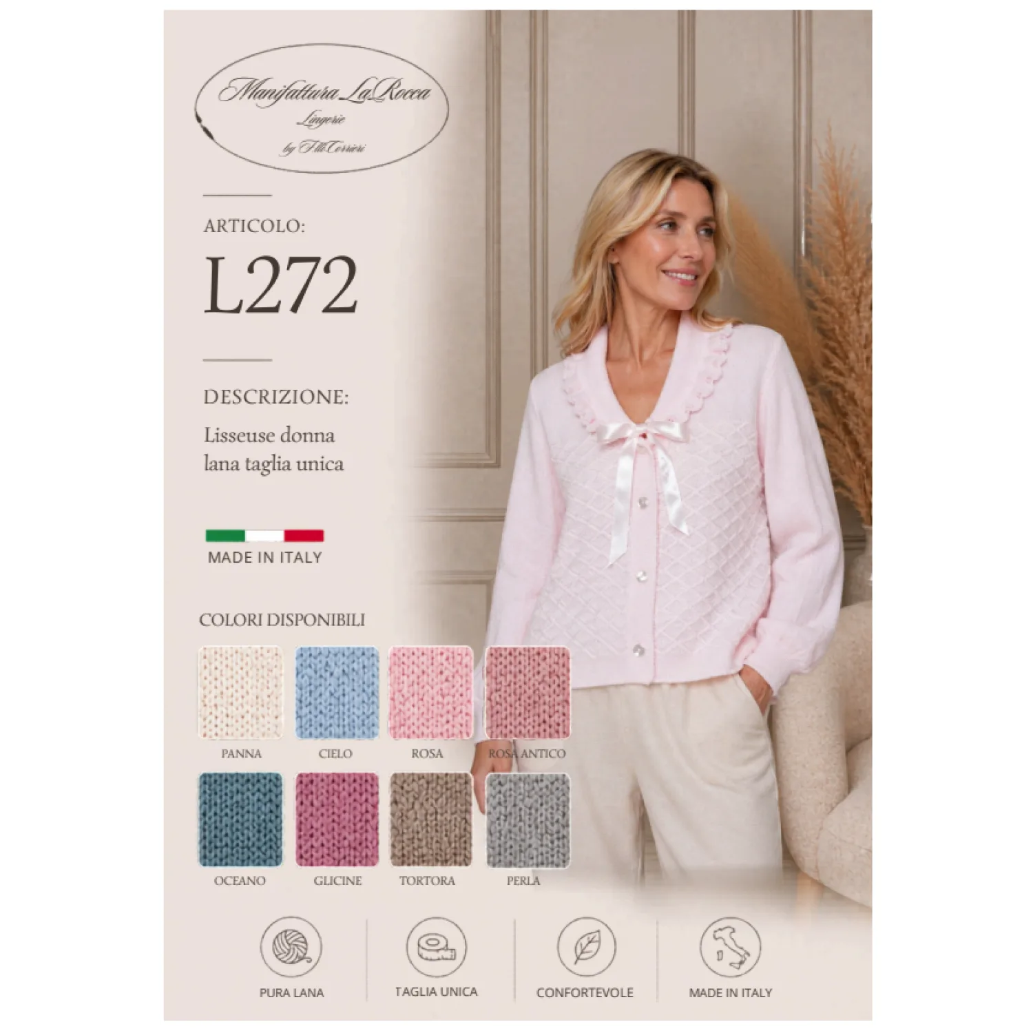Lisseuse in lana
