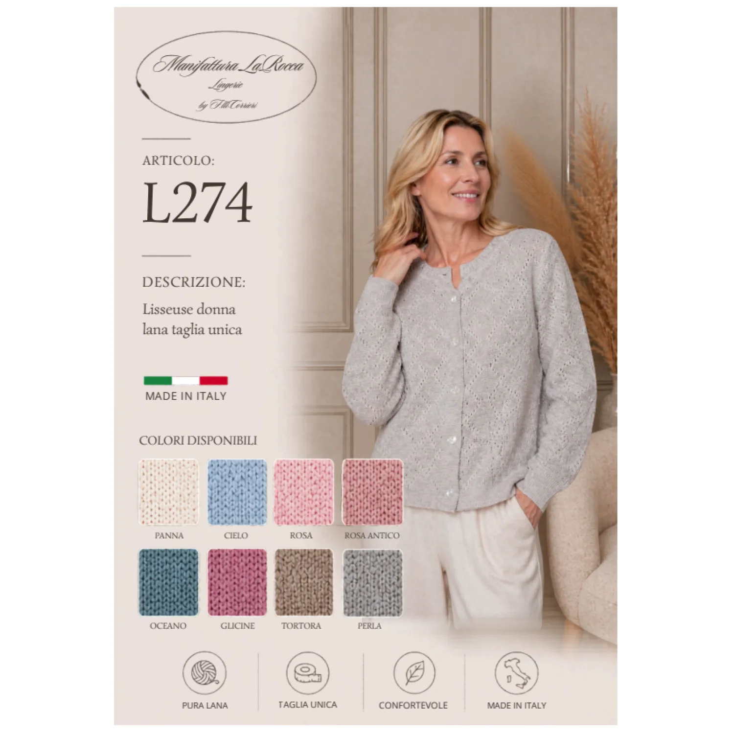 Lisseuse in lana
