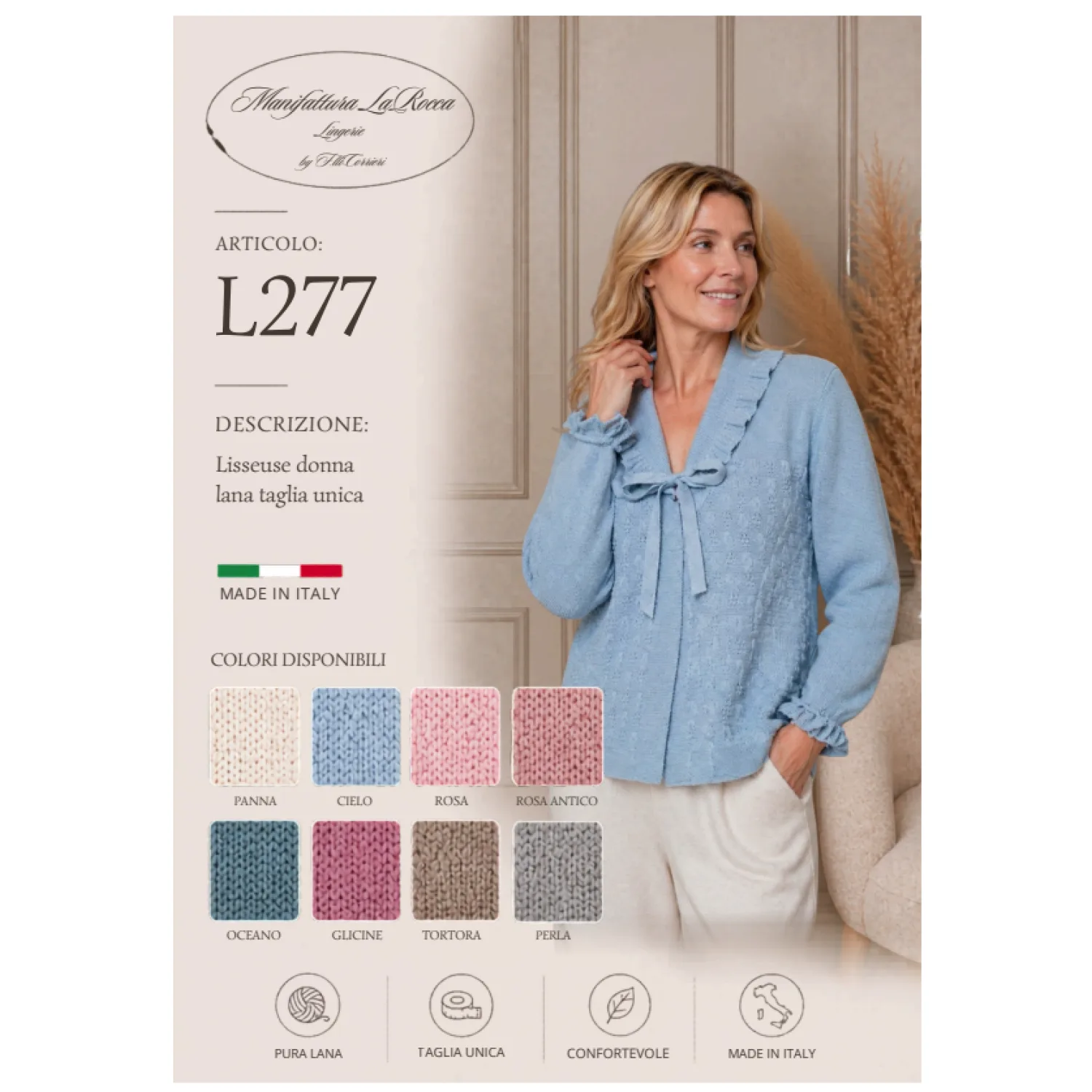 Lisseuse in lana